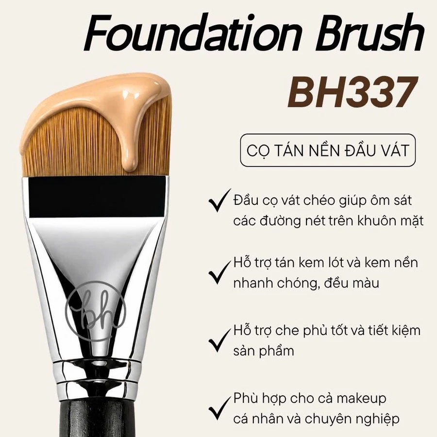  Cọ Tán Nền BH Cosmetics Foundation Brush BH337